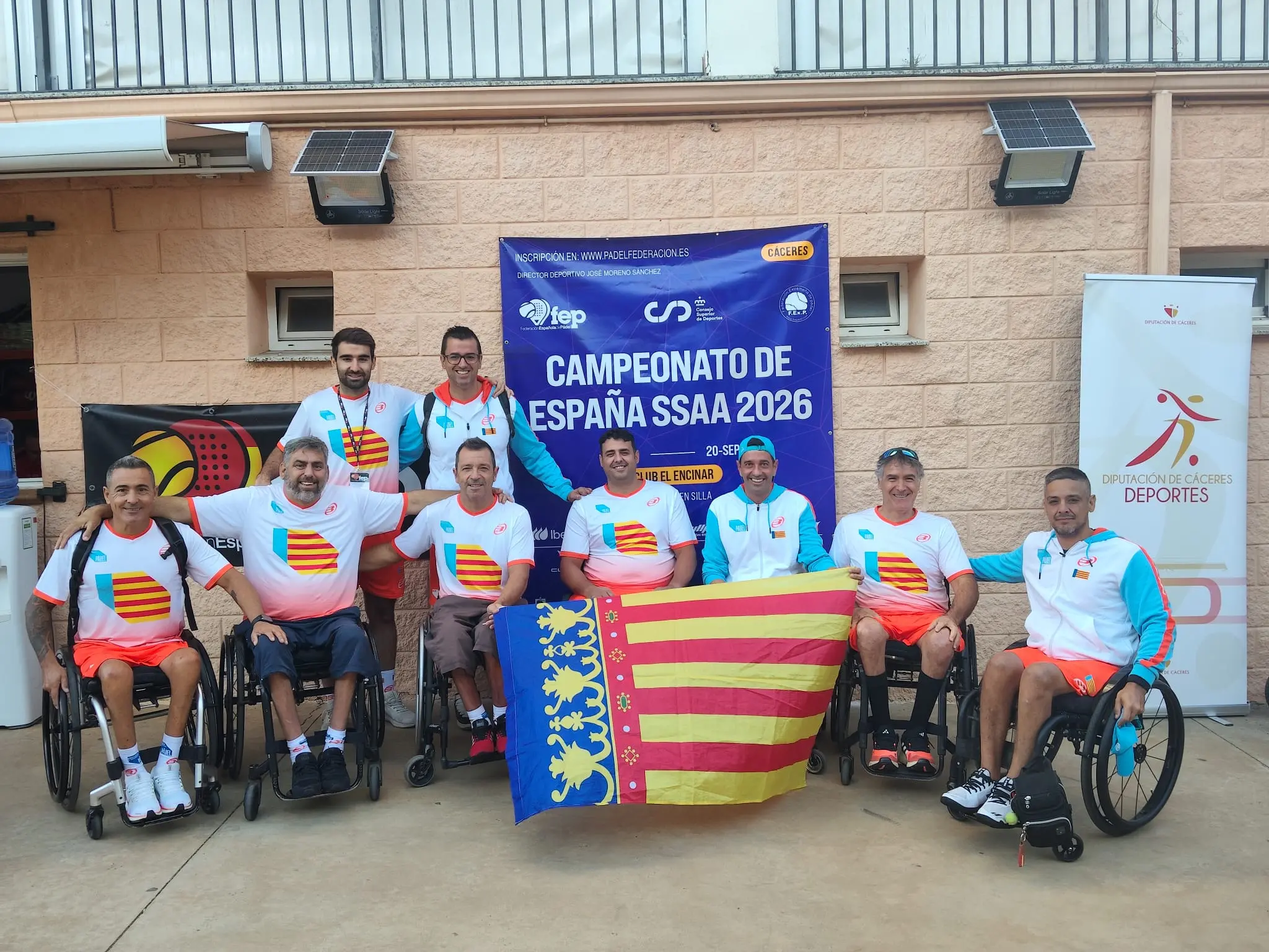 Madrid, campeona de España de Pádel en Silla en Cáceres